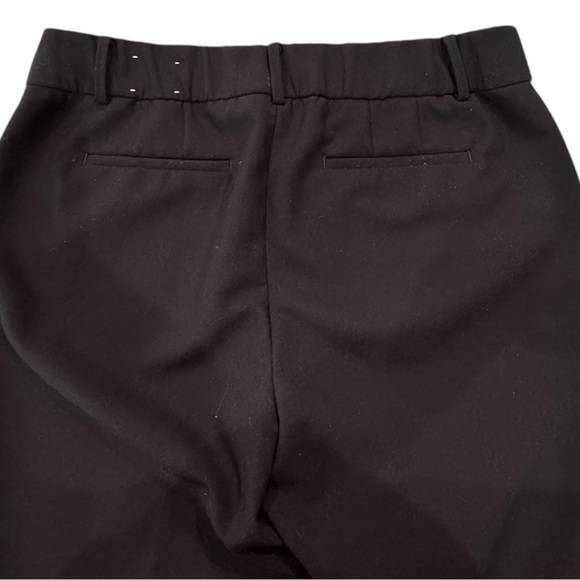 TALBOTS SIZE 10 BLACK HAMPSHIRE STRAIGHT ANKLE PANTS POLY-VISCOSE-SPANDEX - Picture 6 of 12